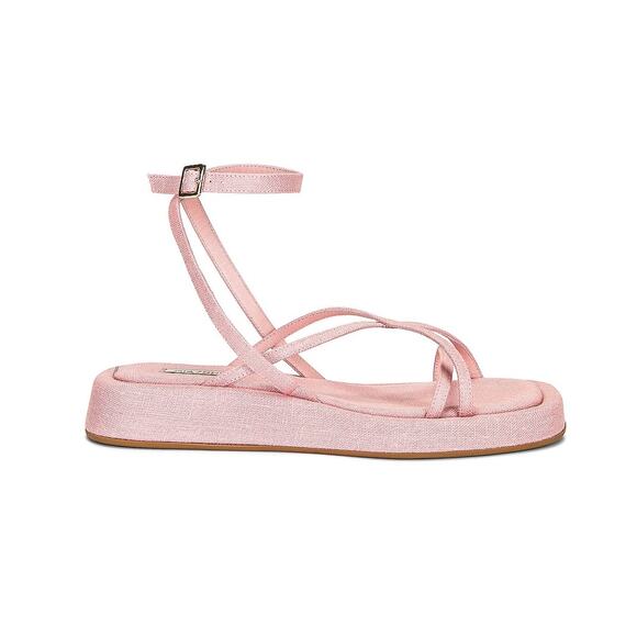 Gia Borghini Shoes - Gia Borghini Rhw Platform Strappy Sandals 37 Pink